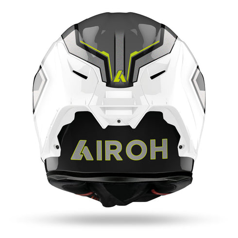CASCO AIROH HELMET GP550 S RUSH WHITE YE